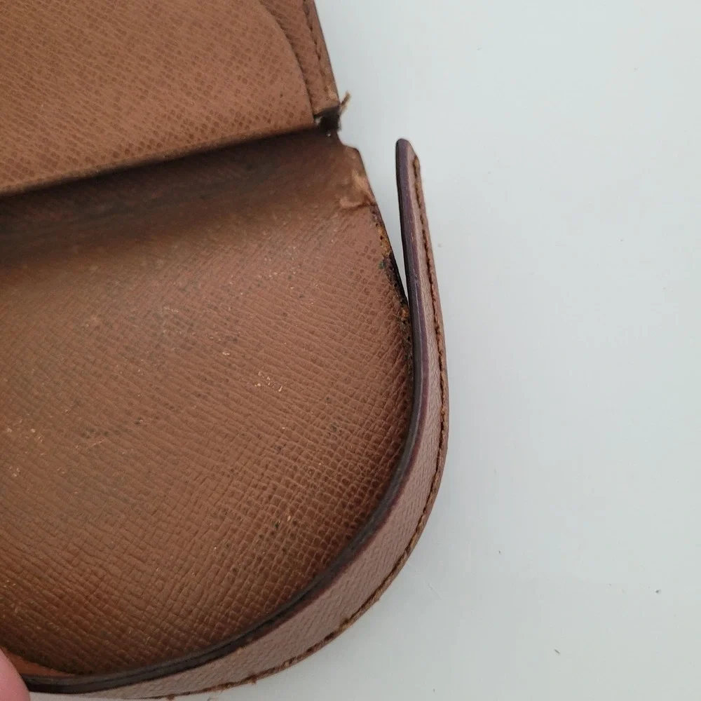 Louis Vuitton Monogram Porte Monnaie Cuvette Coin Purse Brown Wallet M61960